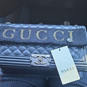 Gucci Black And Gold Headband